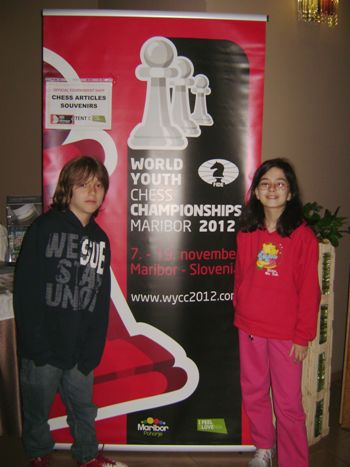 Benjamn y Clara en el Mundial 2012