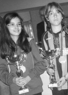 Clara Muoz y Benjamn Falcn, campeones