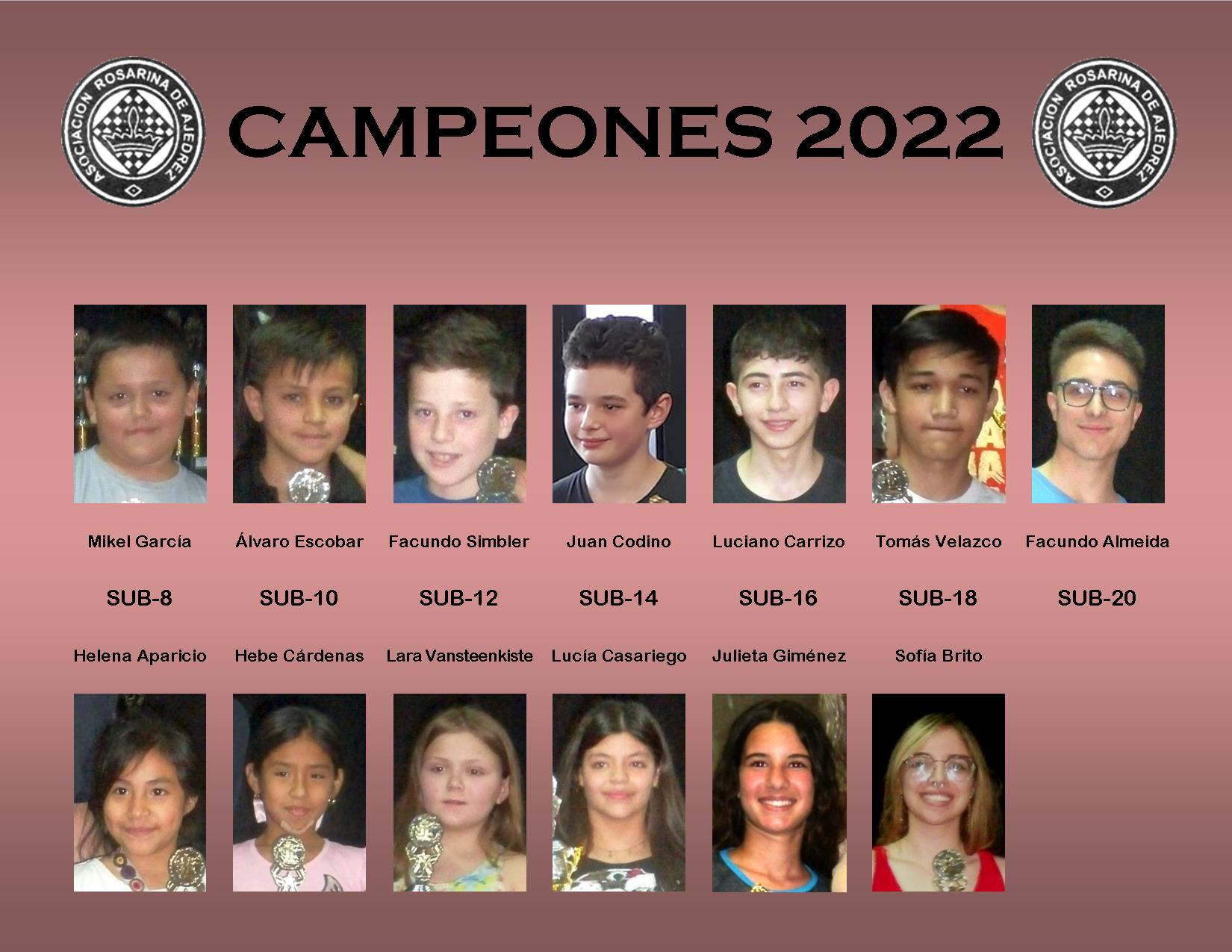 Galera de campeones 2022