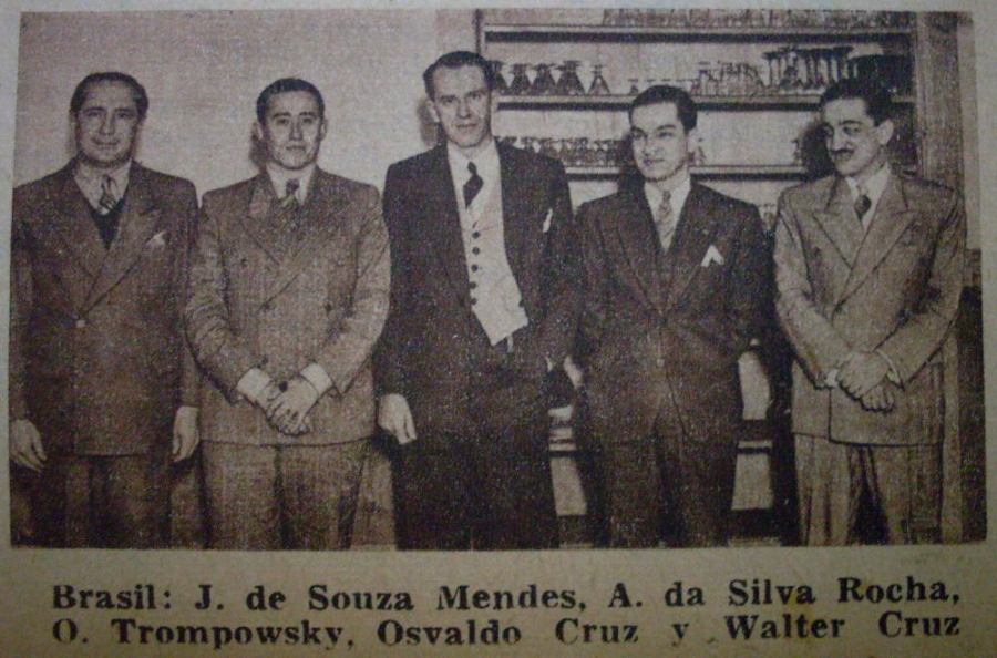 Brasil: Joo de Souza Mendes, Adhemar da Silva Rocha, Octvio Trompowsky, Oswaldo Cruz,
Walter Cruz