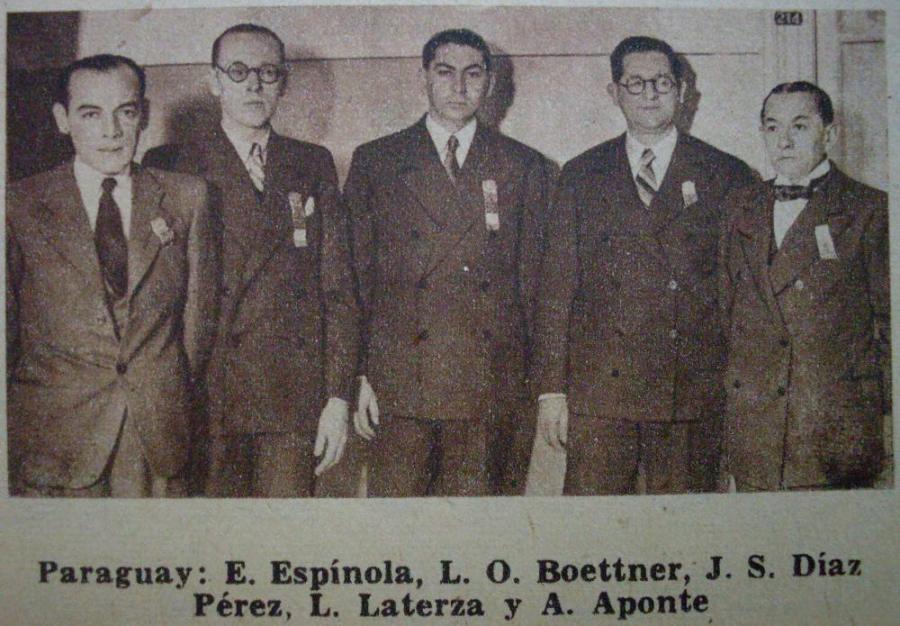 Paraguay: Ernesto Espnola, Luis Oscar Boettner, Juan Silvano Daz Prez, Luis Laterza, Augusto Aponte