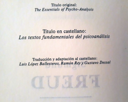 Libro Sigmund Freud
